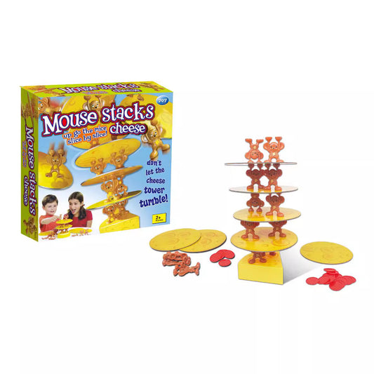 Cross-border export hot sale Crazy Mouse Stack Cake, Cheese Stack, Arhat Stack, Tabletop Game, Educational Toys